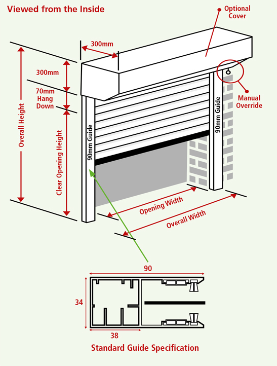 measurement guide for autoroll garage door